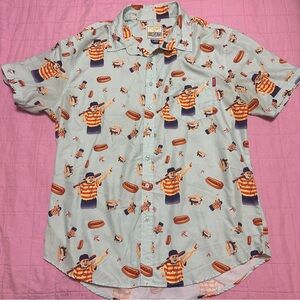 The Roosevelts RSVLTS x Sandlot Movie Great Hambino Button Up Shirt Size XL Mens